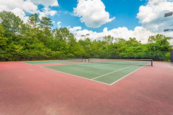 Tennis court at hawthorne at lake heather in  birmingham, al